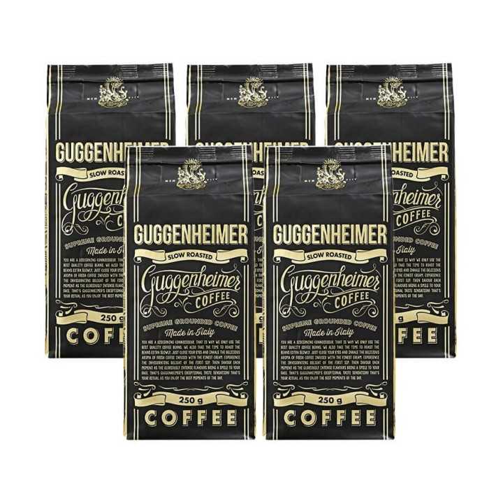 Guggenheimer Coffee Supreme 5x250g - Malet kaffe