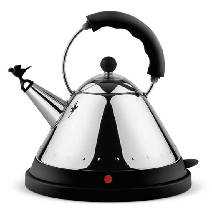 Alessi MG32 Vattenkokare svart 1,5 L