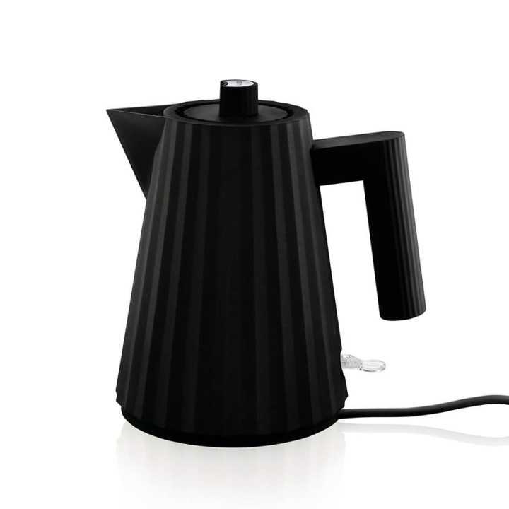 Alessi Plissé Vattenkokar 1L Svart