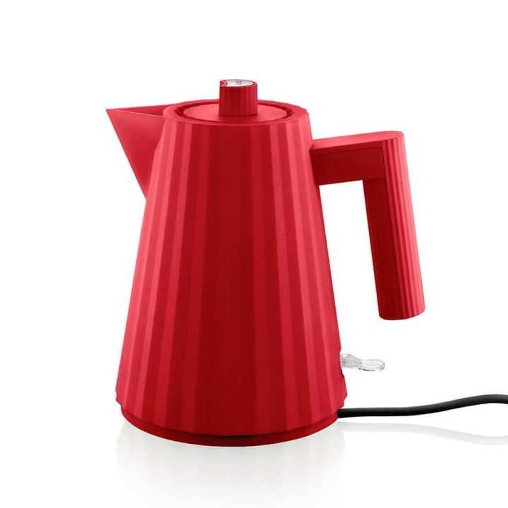 Alessi Plissé Vattenkokar 1L Röd