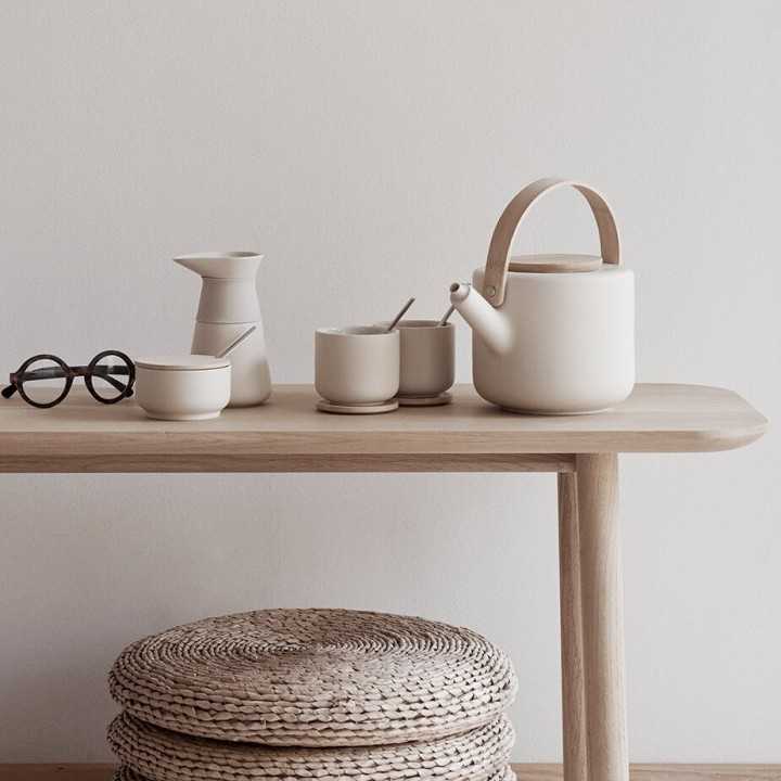 Stelton Theo Mugg Inkl Coaster 1 st Sand