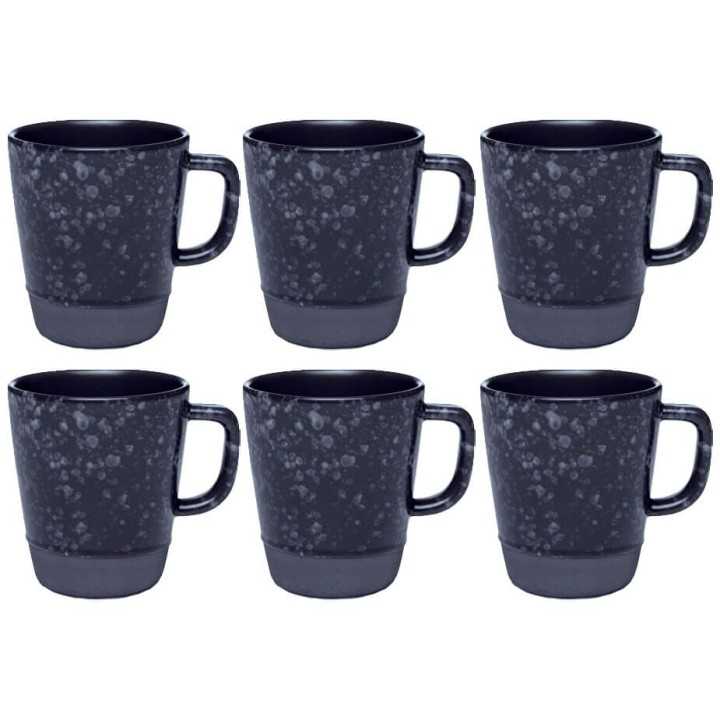 Aida RAW Mugg med Handtag 0,30L 6 st Nordic Black