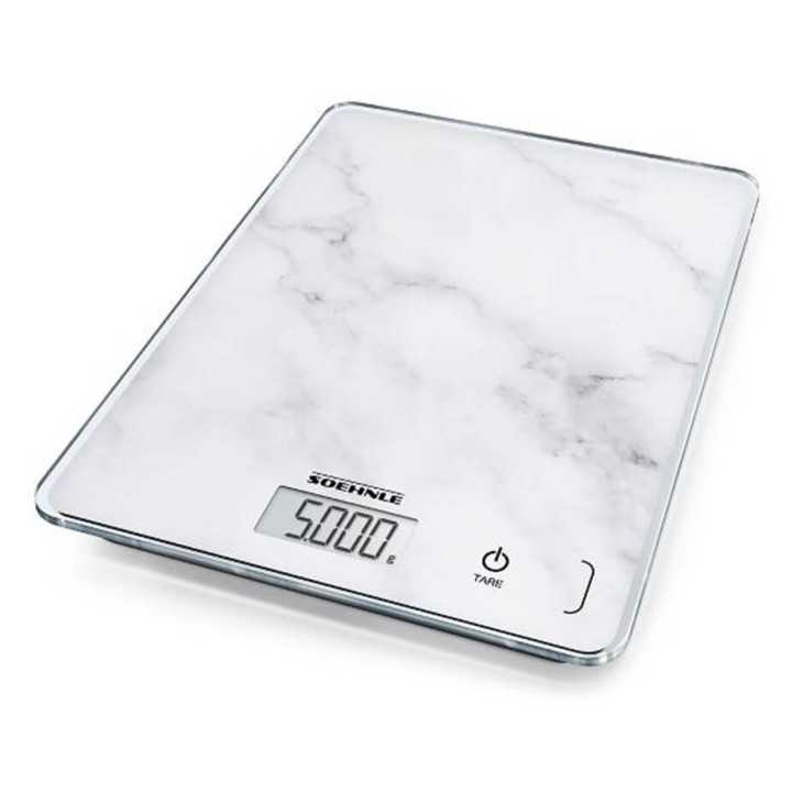 Soehnle Page Compact 300 Kaffevåg Marmorvit