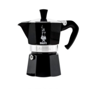 Bialetti Moka Express 3 koppar. Espressokanna svart