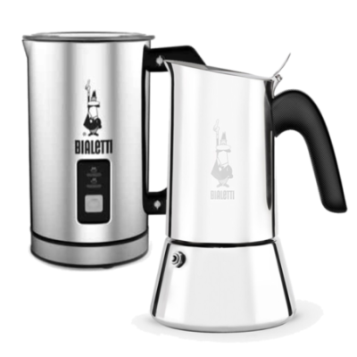 Bialetti Venus Espressokanna 6 koppar inkl. Mjölkskummare