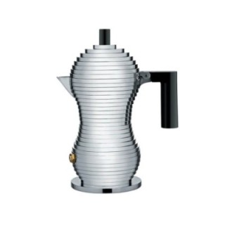 Alessi Pulcina 1 kopp espressokanna svart