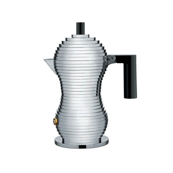 Alessi Pulcina 1 kopp espressokanna svart