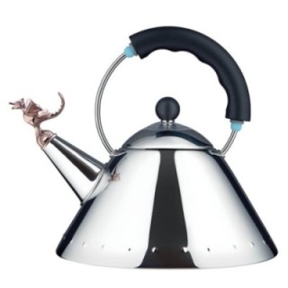 Alessi 9093 Tea Rex Kittel Svart