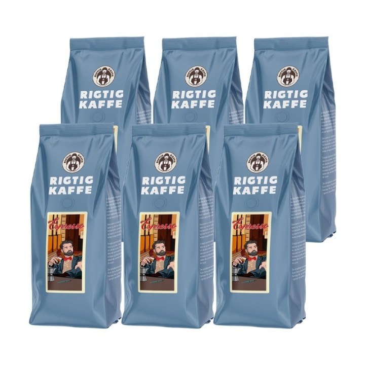 Rigtig Kaffe Espresso 3kg Hela kaffebönor