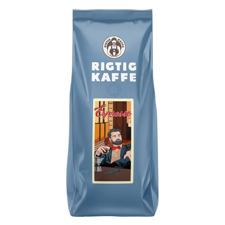 Rigtig Kaffe Espresso 3kg Hela kaffebönor