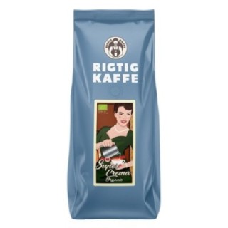 Rigtig Kaffe Super Crema Ekologisk à/24 kg Hela kaffebönor