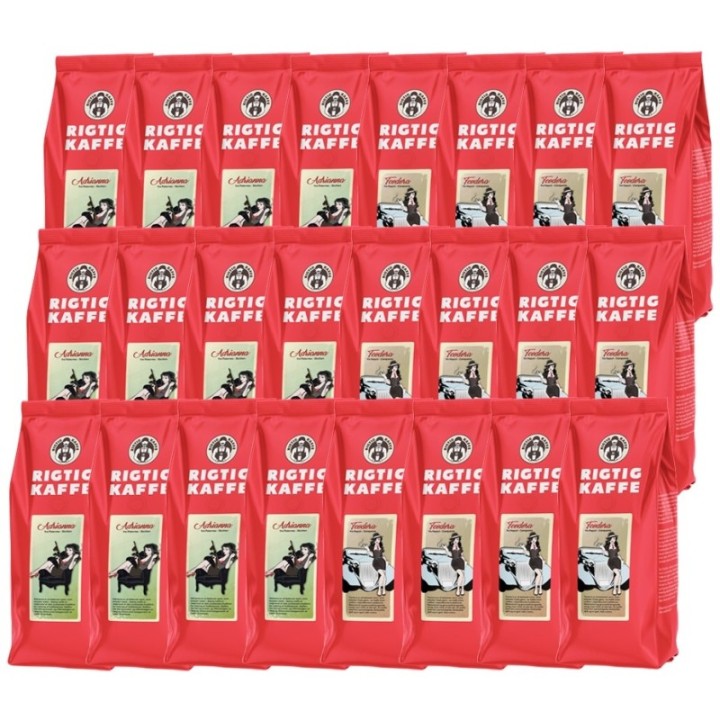 Rigtig Kaffe Adrianna & Teodora 12 kg Hela kaffebönor