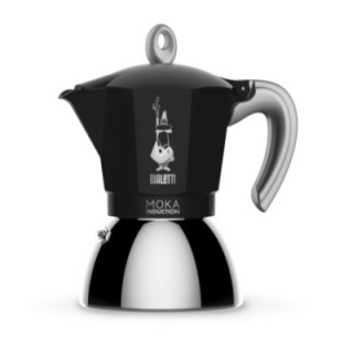 Bialetti Moka Induktion 6 Koppar Espressokanna Svart