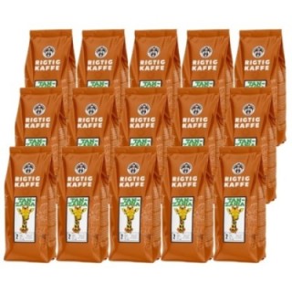 Rigtig Kaffe Tanzania nr. 2 - 15x400g Hela kaffebönor