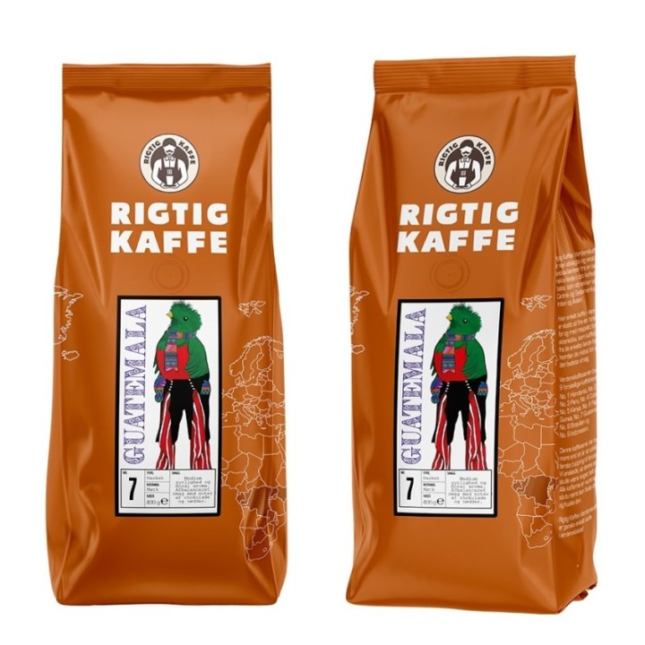 Rigtig Kaffe Guatemala nr. 7 - 15x400g Hela kaffebönor