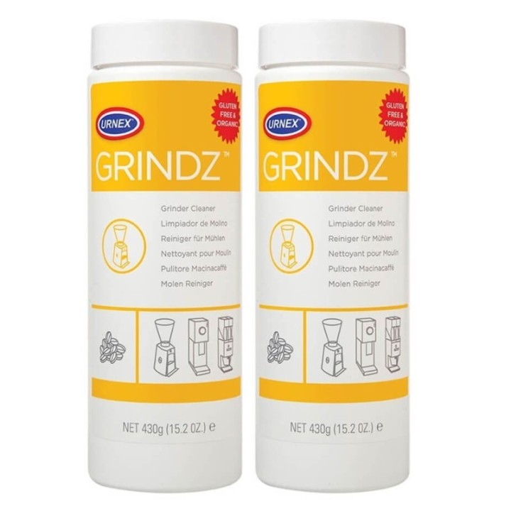 Urnex Grindz Kaffekvarnrengöring 2x430g
