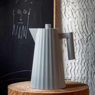 Alessi Plissé Vattenkokare 1,7 L Grå