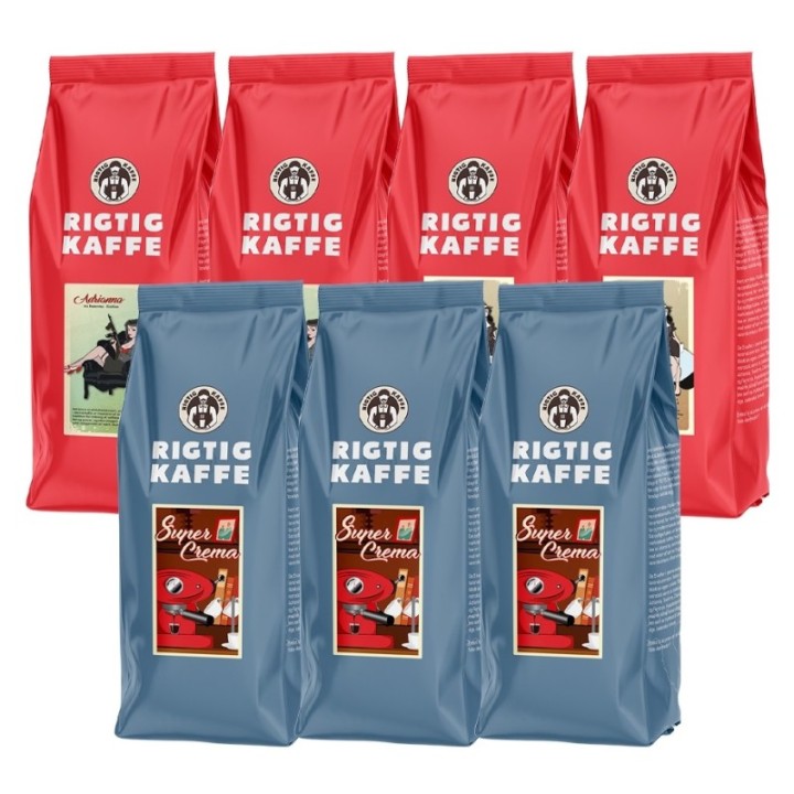 Rigtig Kaffe Mixpaket 7 kg