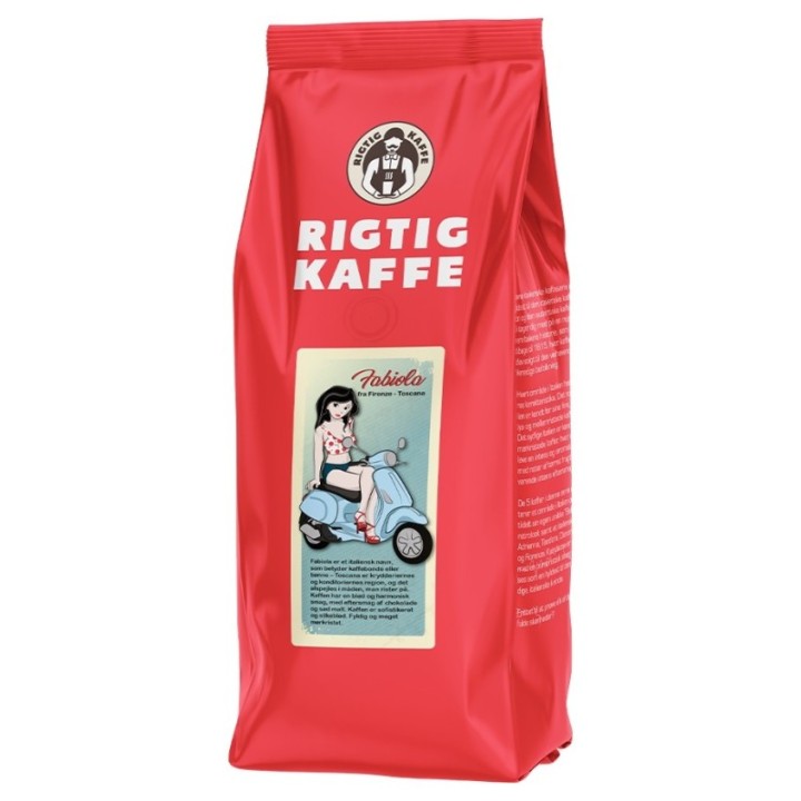 Rigtig Kaffe Fabiola per 24 kg Hela kaffebönor