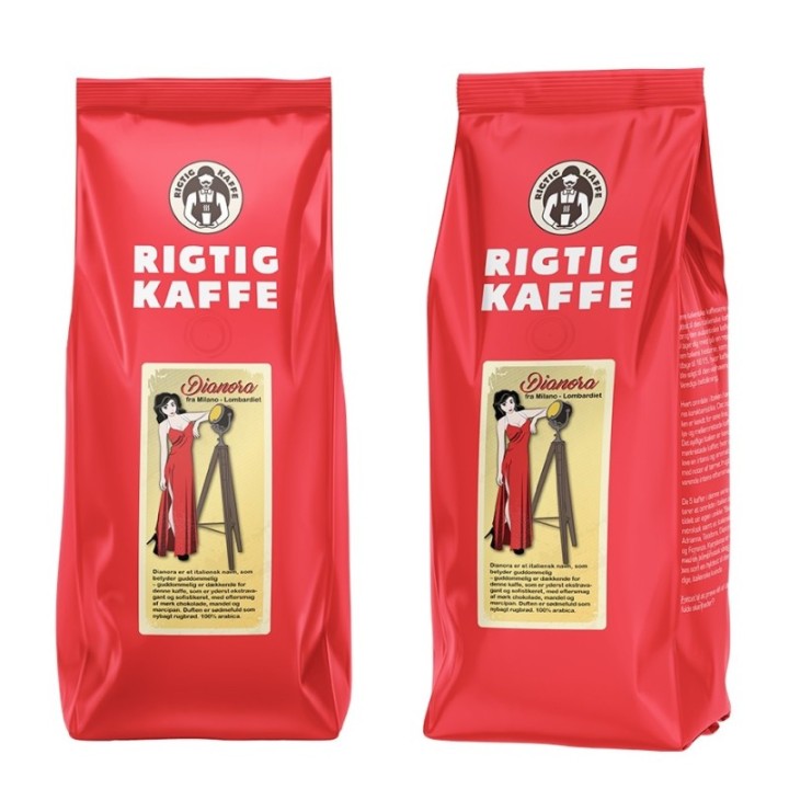 Rigtig Kaffe Dianora v/24kg Hela kaffebönor