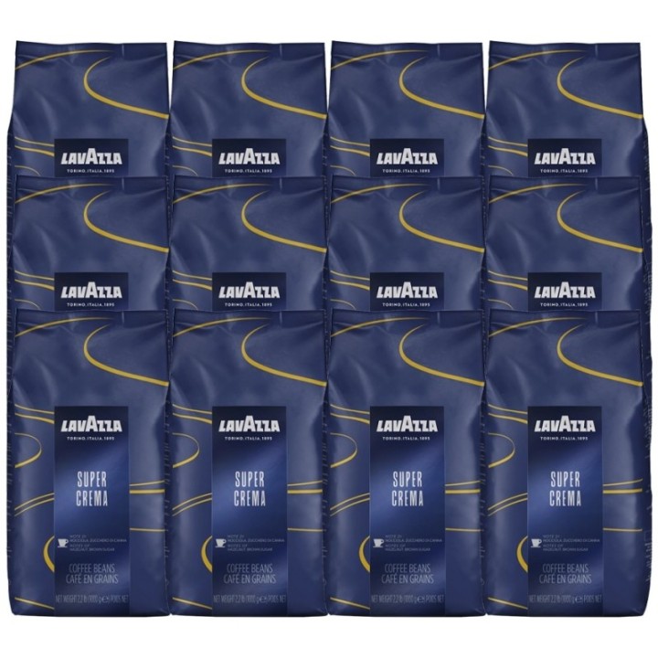 Lavazza Super Crema 12 kg Hela kaffebönor