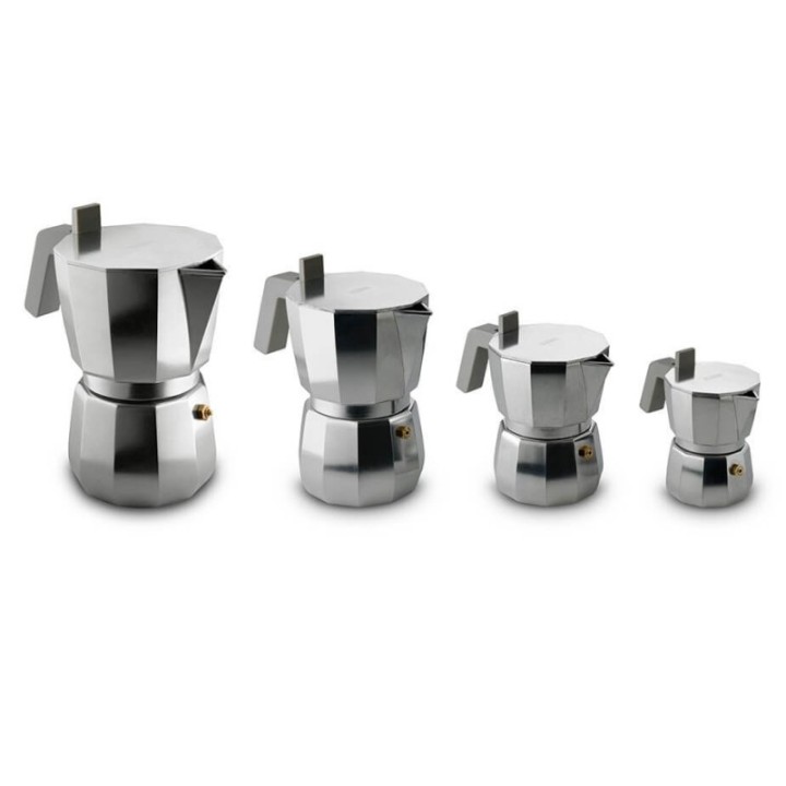 Alessi Moka Induktion 9 koppar espressokanna Alu
