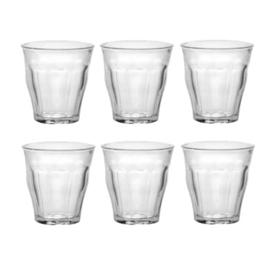 Duralex Picardie Caféglas 9cl 6 st