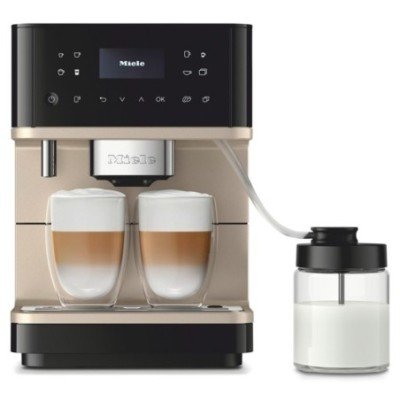Miele CM 6360 MilkPerfection Espressomaskin i stål, Obsidian, svart