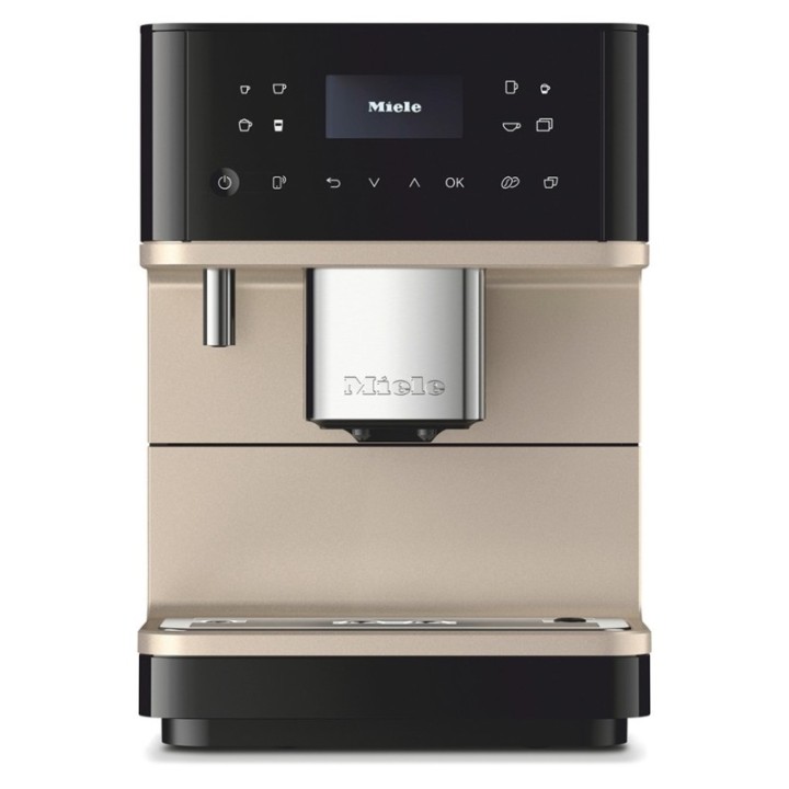 Miele CM 6360 MilkPerfection Obsidiansvart CleanSteelMetallic