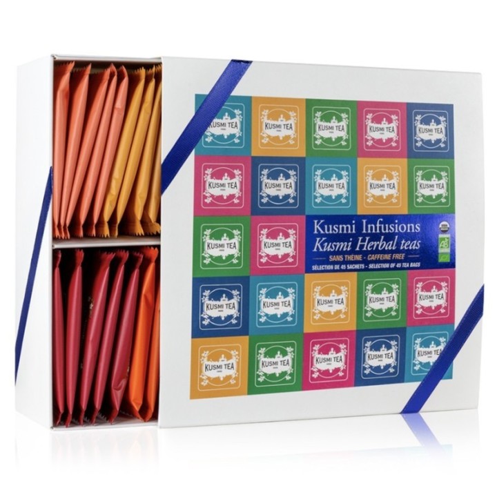 Kusmi Gåvoask Ekologisk - 45 tepåsar