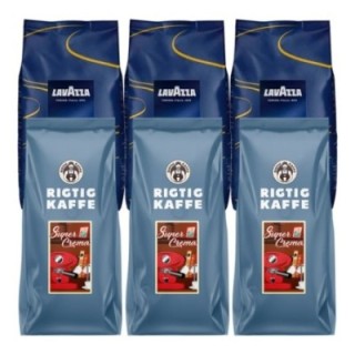 Super Crema Mixpaket 6 kg Hela kaffebönor