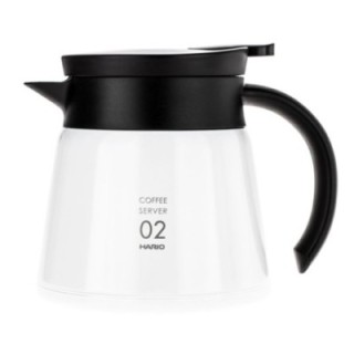 Hario V60-02 Rostfritt Stål Serveringskanna 0,6 L Vit