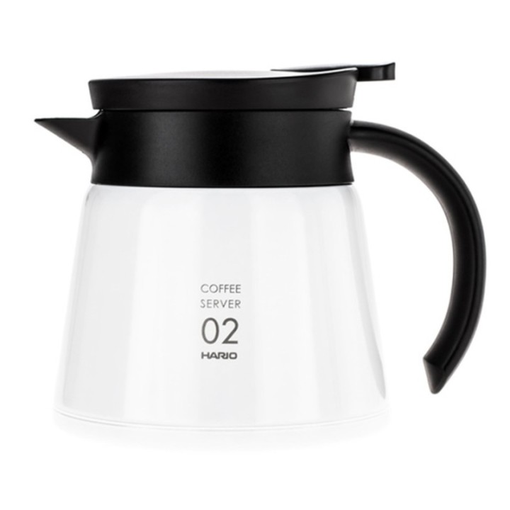 Hario V60-02 Rostfritt Stål Serveringskanna 0,6 L Vit