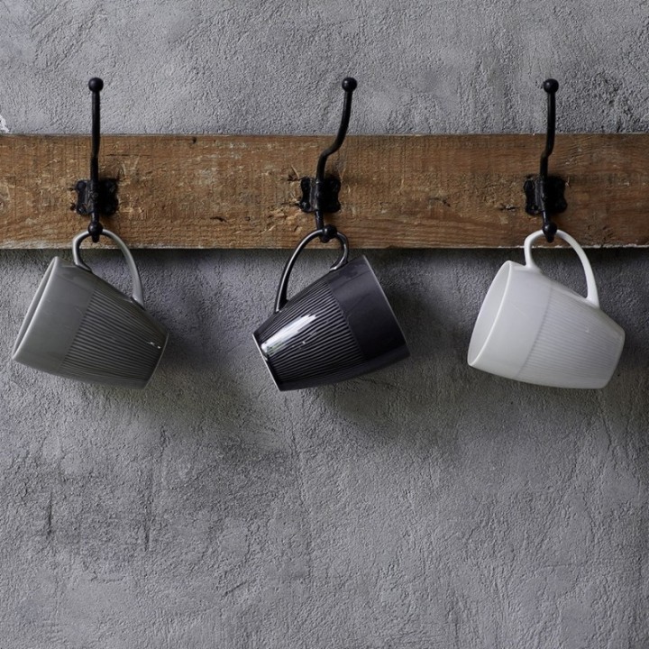 Colormix Mugg 32 cl 6 st Antracitgrå