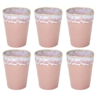 Costa Nova Stengods mugg 38 cl 6 st Rosa