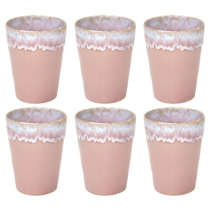 Costa Nova Stengods mugg 38 cl 6 st Rosa