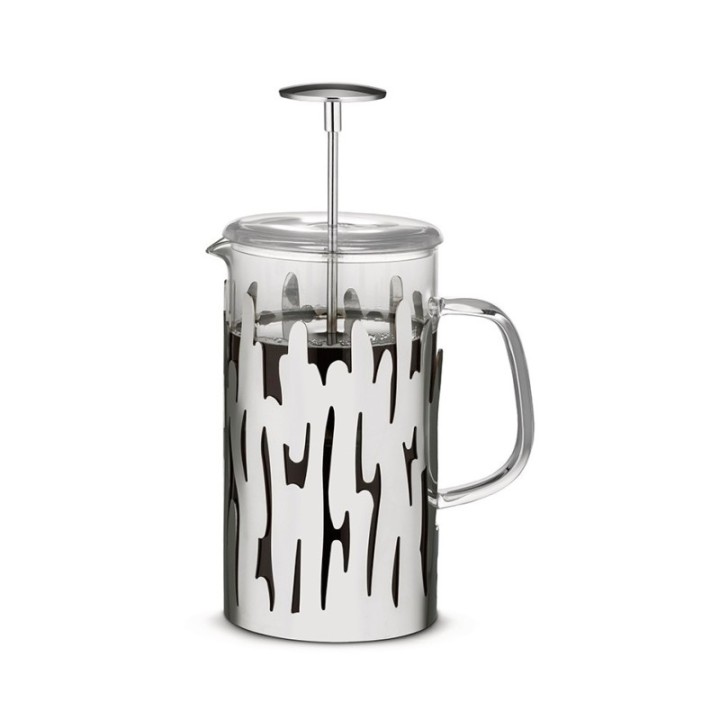 Alessi Barkoffee 8 koppar stempelkanna stål