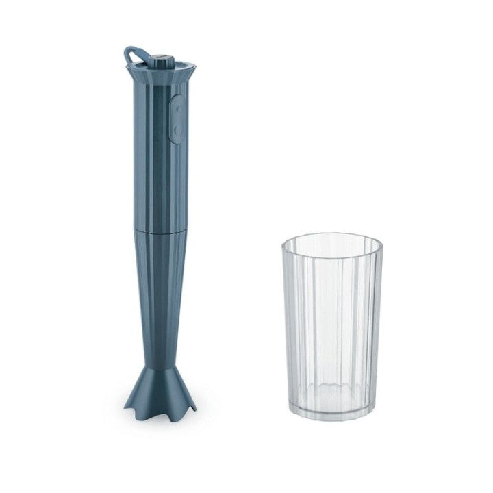 Alessi Plissé Stavmixer med Behållare Grå