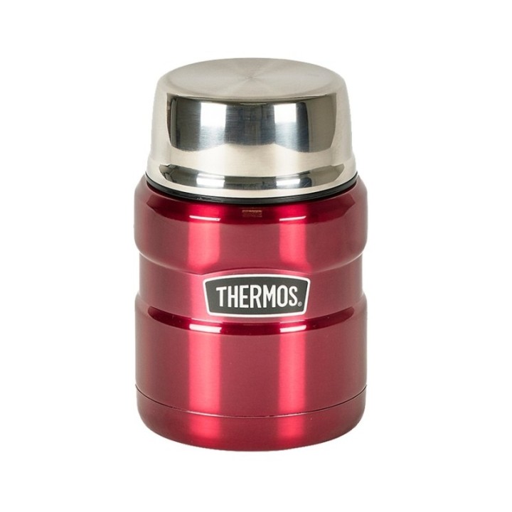 Thermos Mattermosflaska 0,47 L Mörkröd