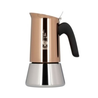 Bialetti New Venus 4-kopps espressokanna i koppar