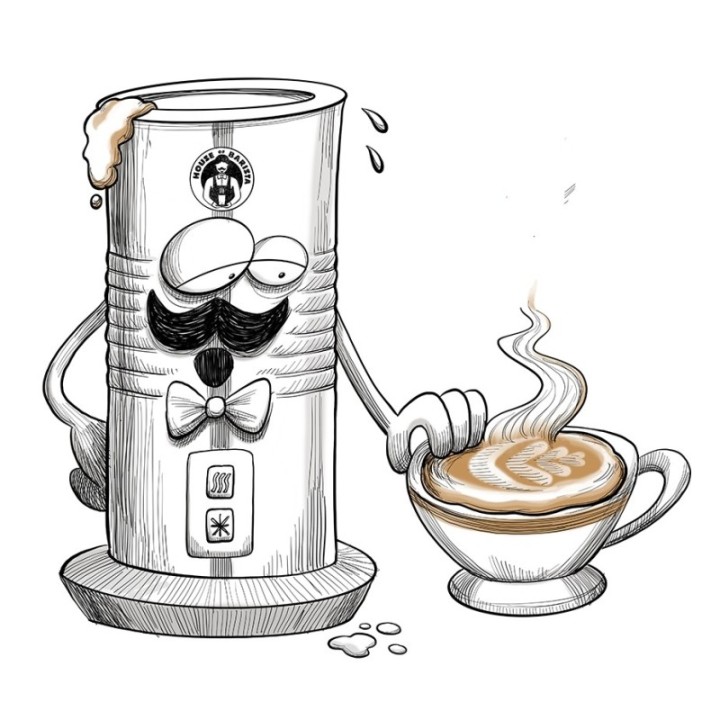 House of Barista Elektrisk Mjölkskummare