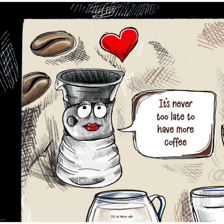 Kaffeaffisch Rigtig Kaffe KAFFEÄLSKARE 50x70cm