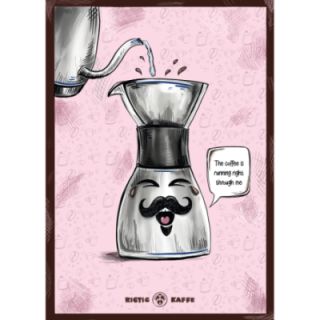 Kaffeposter Rigtig Kaffe HANDBRYGGNING 21x30cm