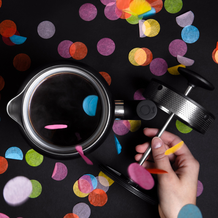 Fellow Clara Stempelkanna 0,7 L matt svart