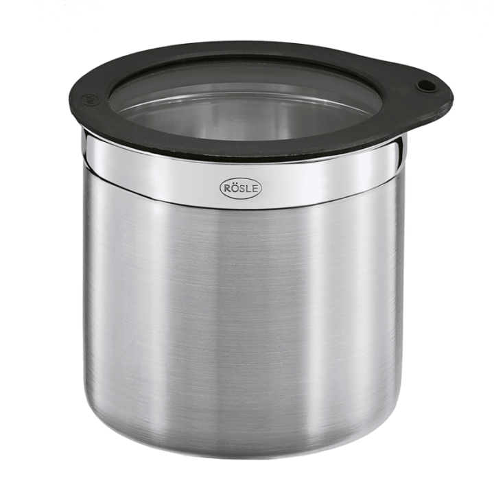 Rösle Kaffebehållare 1,4 L Stål/Svart
