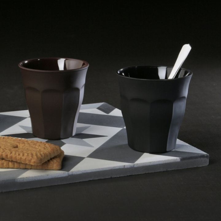 Duralex Picardie Caféglas 9 cl 6 st Svart