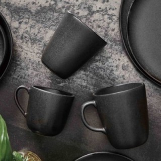 Aida RAW Mugg 30 cl 6 st Titan svart