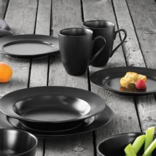 Aida Groovy Mugg med handtag 30 cl 4 st Svart