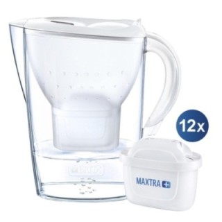 BRITA Marella 2,4L Vit inkl. 12 Maxtra+ filter