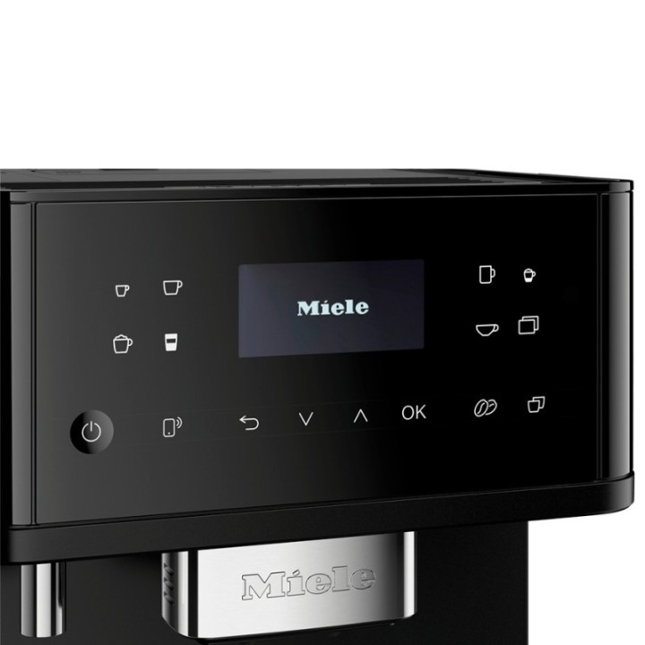 Miele CM 6560 MilkPerfection obsidiansvart PearlFinish Espressomaskin